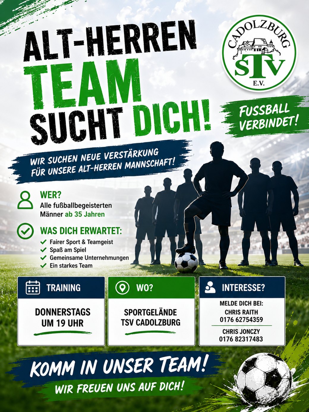 Alt-Herren-Team sucht dich