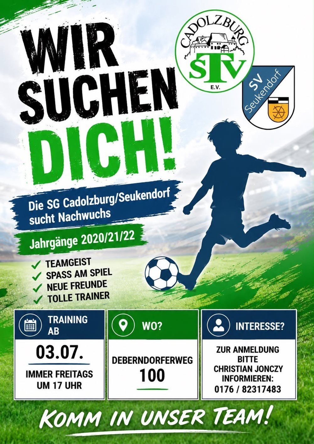 Wir suchen dich – Nachwuchs für die Jugend