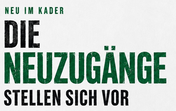 Neu im Kader: Die Neuzug&auml;nge stellen sich vor